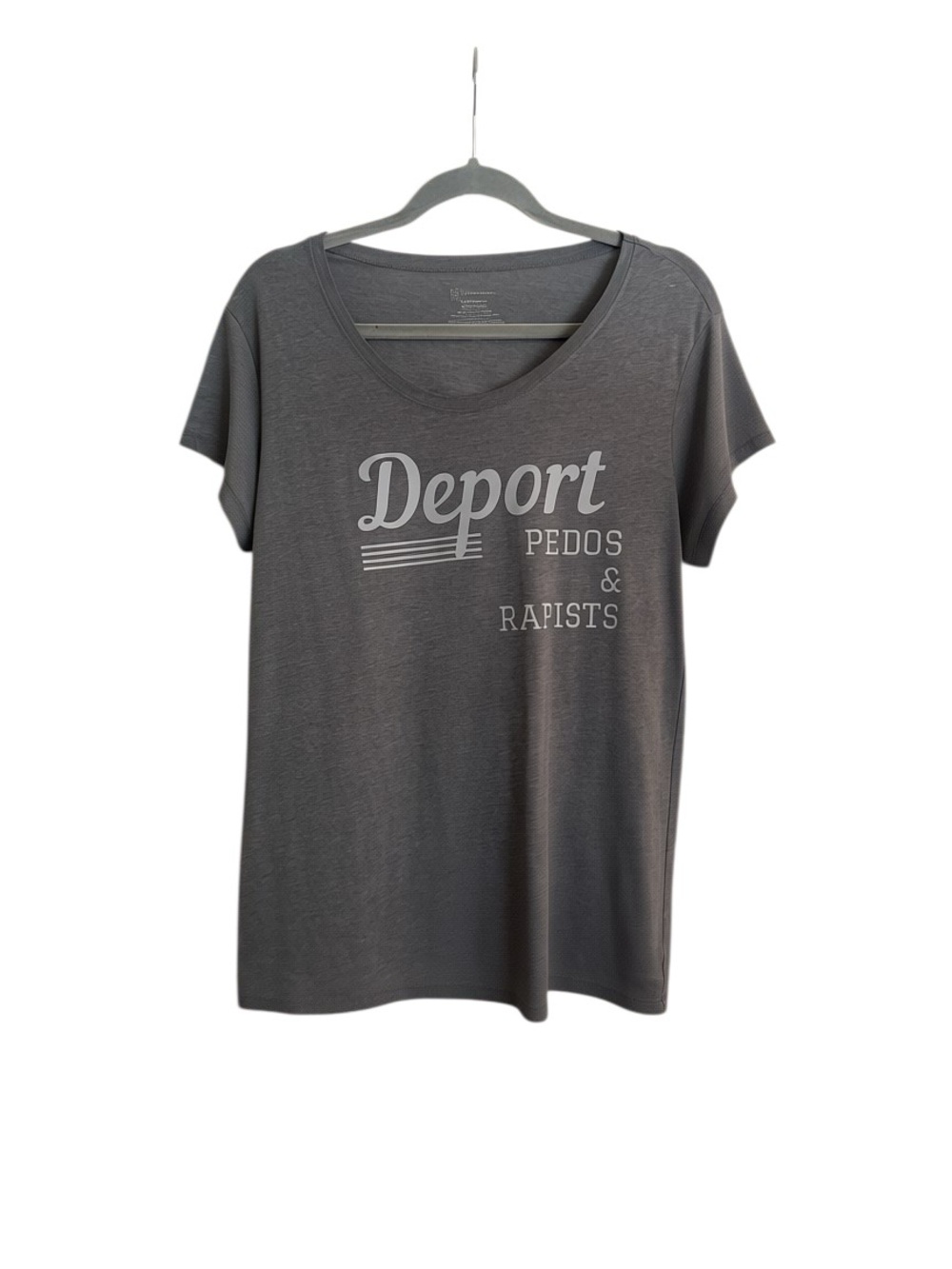 Gray Short Sleeve Graphic Tee - Deport